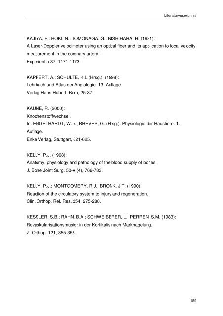 Messung des intraossealen Blutflusses zur Bestimmung der ...