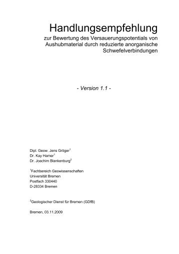 Handlungsempfehlung (pdf, 3.6 MB) - Bremen