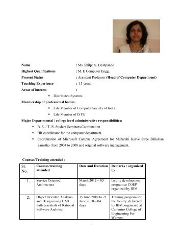 Manditory disclosure _ staff profiles.pdf - Cummins College of ...