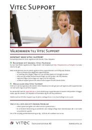 Vitec Support