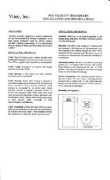 4032-300 installation & specifications - Vitec, Inc