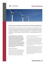 Aiolos WindPower - Vitec