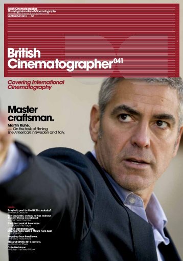 British Cinematographer issue 41 - Imago