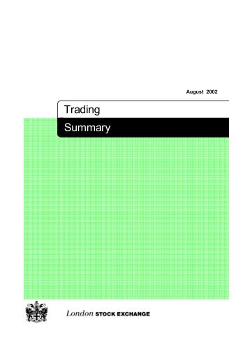 Trading Summary - London Stock Exchange