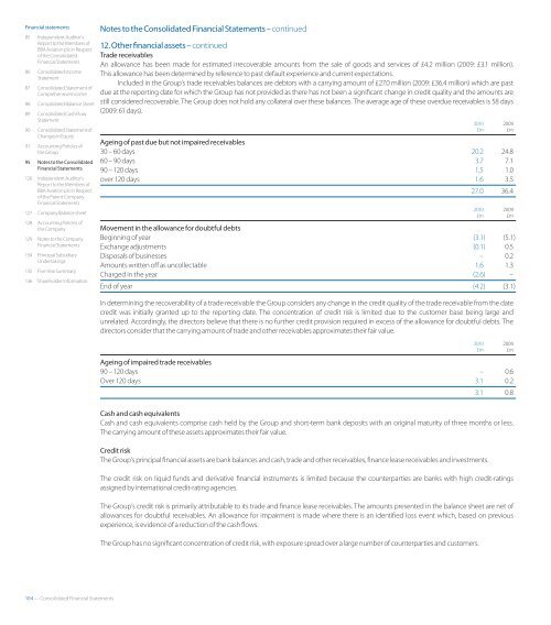 Annual Report 2010 in PDF - BBA Aviation