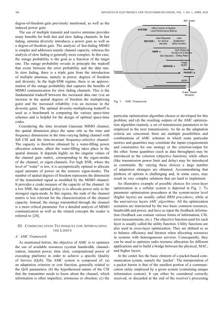 channel - Advances in Electronics and Telecommunications