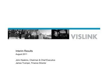 2011 Interim Results Presentation.pdf - Vislink
