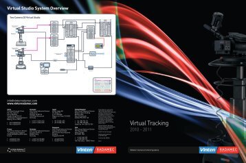 Virtual Tracking Brochure - Vinten Radamec