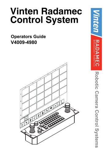 Operators Guide - Vinten Radamec