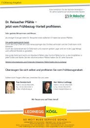 Dr. Reisacher Pfähle – jetzt vom Frühbezug-Vorteil ... - Ledinegg