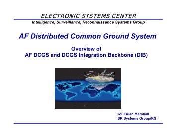 AF Distributed Common Ground System