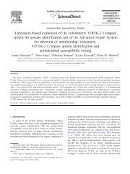 Laboratory-based evaluation of the colorimetric VITEK-2 Compact ...