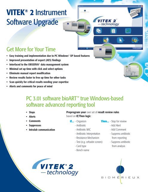 VITEK® 2 Instrument Software Upgrade - bioMerieux