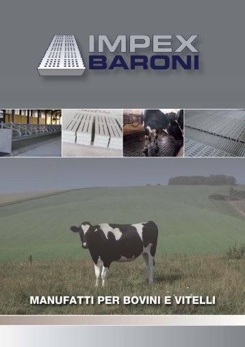 Manufatti per bovini e vitelli - Agricow