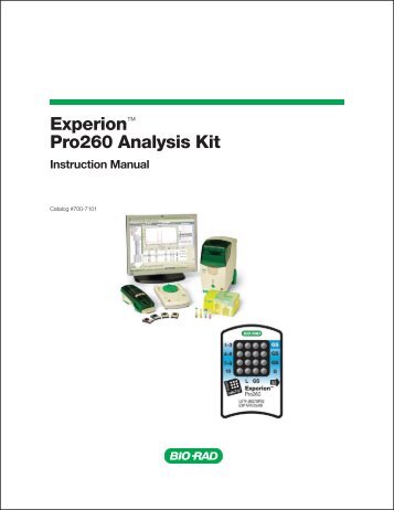 Experion™ Pro260 Analysis Kit - Bio-Rad