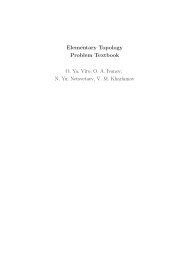 Elementary Topology Problem Textbook O. Ya. Viro, O. A. Ivanov, N ...