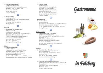 (2010_Stand_JanuarFlyer Gastronomie nach Stadtt ... - Stadt Felsberg