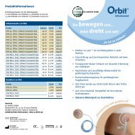 Flyer - Orbit Insulinkatheter - eu-medical GmbH Dresden