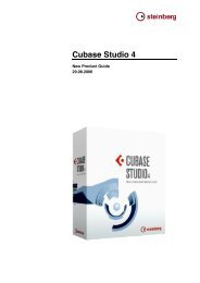 Cubase Studio 4 - Midisoft