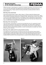 Mounting instructions for the retractable undercarriage - FEMA ...