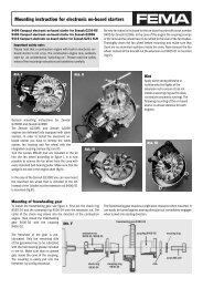 Mounting instruction for electronic on-board starters - FEMA ...