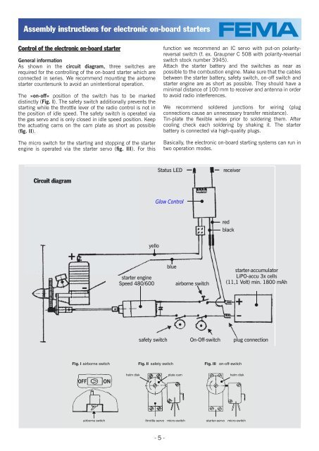 Assembly instructions for electronic on-board starters - FEMA ...