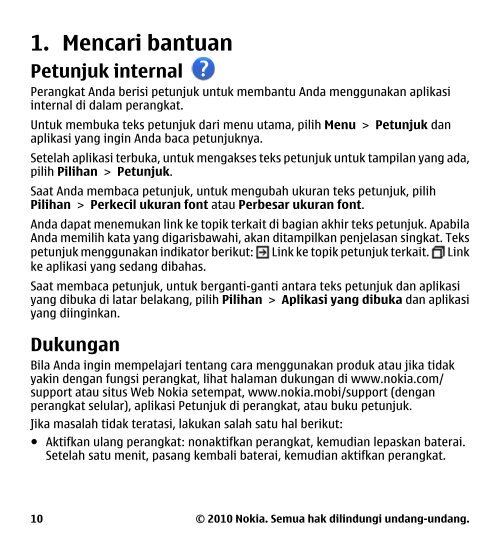 Buku Petunjuk Nokia 5233