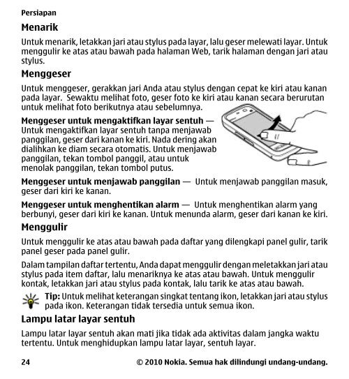 Buku Petunjuk Nokia 5233