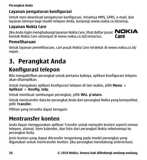 Buku Petunjuk Nokia 5233