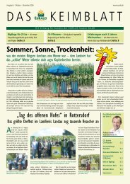 Ausgabe 5 · Oktober - EURALIS Saaten GmbH