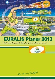 EURALIS Planer 2013 - EURALIS Saaten GmbH