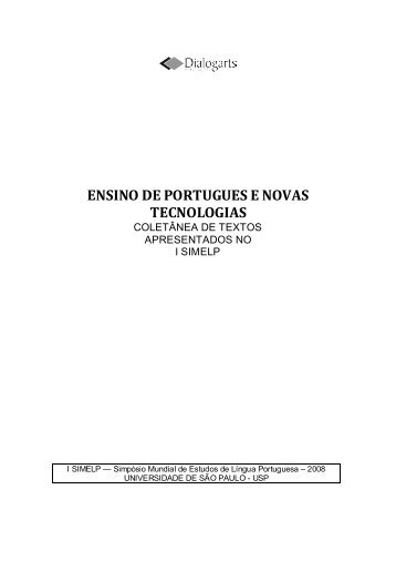 ensino de portugues e novas tecnologias - Dialogarts - Uerj