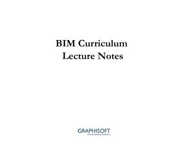 BIM Curriculum Lecture Notes - pilon aec