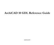 ArchiCAD 10 GDL Reference Guide