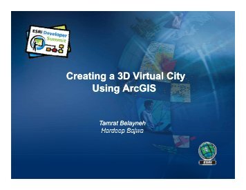 Creating a 3D Virtual City Using ArcGIS - Esri