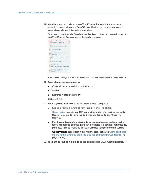 Guia de Administração do CA ARCserve Backup para Windows