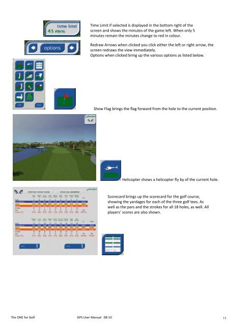 Manual for GPS Golf Simulator Program