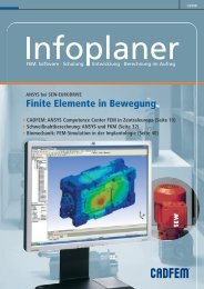 Finite Elemente in Bewegung - CAD-FEM GmbH