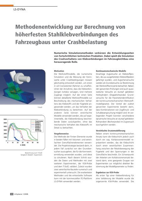 Finite Elemente in Bewegung - CAD-FEM GmbH