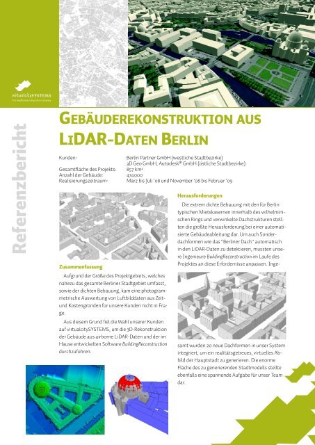 LIDAR-DATEN BERLIN - virtualcitySYSTEMS GmbH