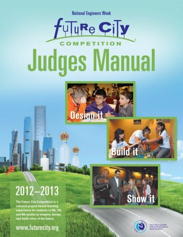 2012-2013 Judges Manual - Future City Competition