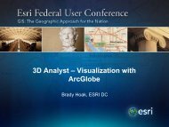 3D Analyst – Visualization with ArcGlobe - Esri