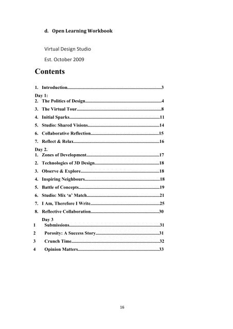 framework for the implementation of a virtual design studio model in ...