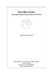 Scarica la carta dei Servizi - Villa Bella Clinic