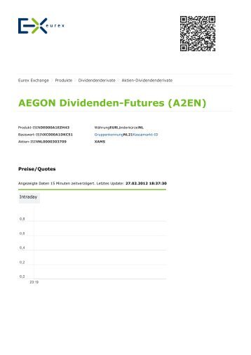 Exchange-de - AEGON Dividenden-Futures - Eurex