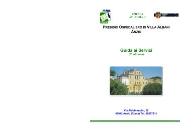 Guida ai Servizi di Villa Albani - Azienda USL Roma H