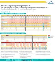 RB 89: Komplettsperrung Lippstadt Vom 13.07. (ab 2 Uhr) - Eurobahn