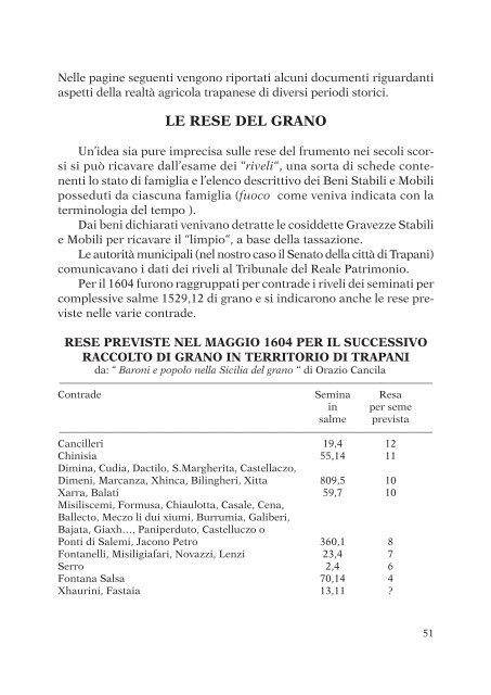 bagli e ville del comune di trapani - Portale dell'innovazione ...