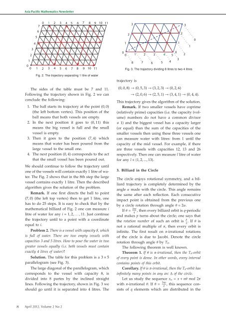 Mathematics Newsletter