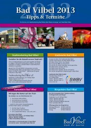 Service-Kalender Bad Vilbel 2013